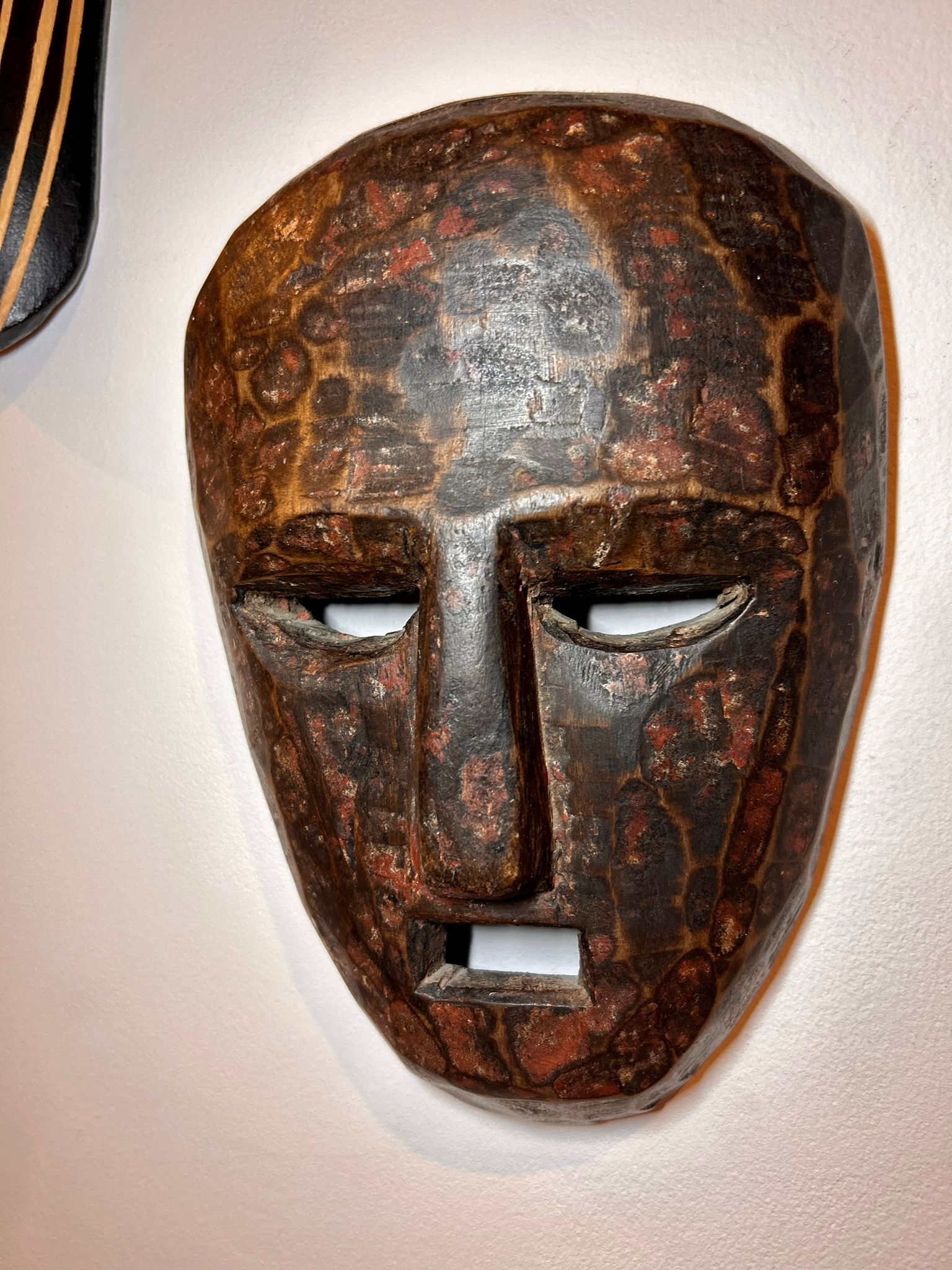 Ornamental wooden mask